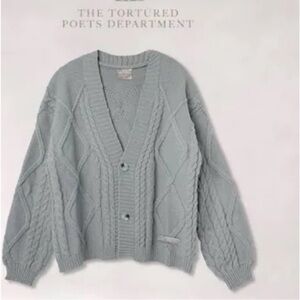 The Tortured Poets Department Taylor Swift Cardigan - size XS/SM